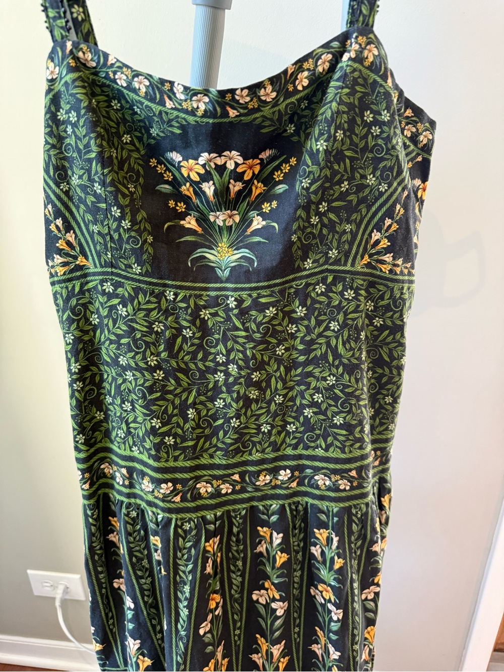 Farm Rio Flowers Arch Sleeveless Maxi Dress - Picture 4 of 9
